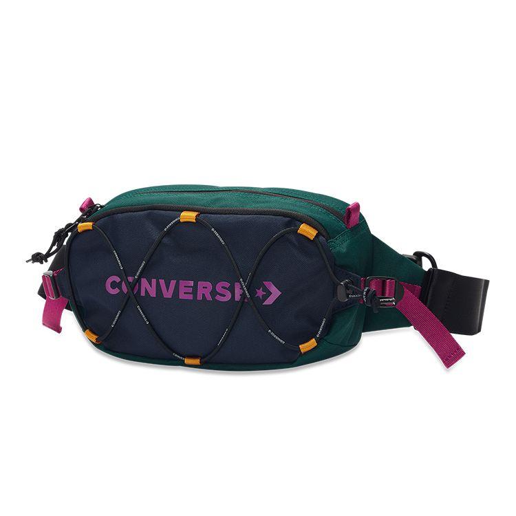 Converse Swap Out Sling Zipper Closure Polyester Waist Bag Unisex Waist Bag Indigo 10019889467