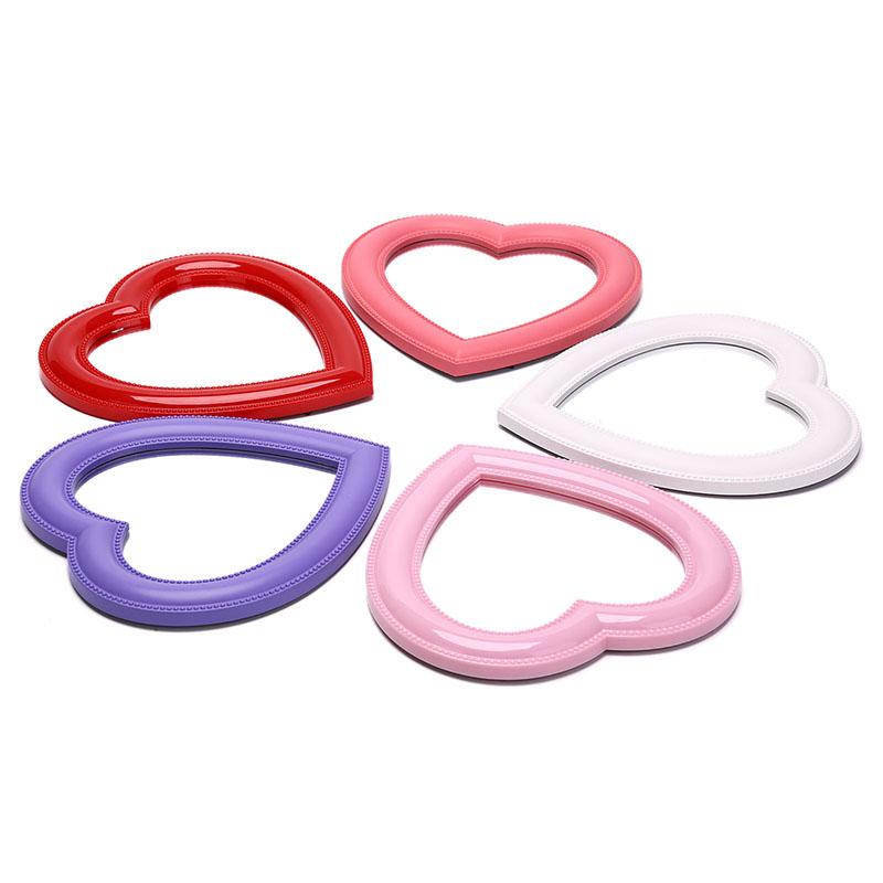 Web Celebrity Cosmetic Mirror Mini Heart Student Dormitory Girl Mirror Portable