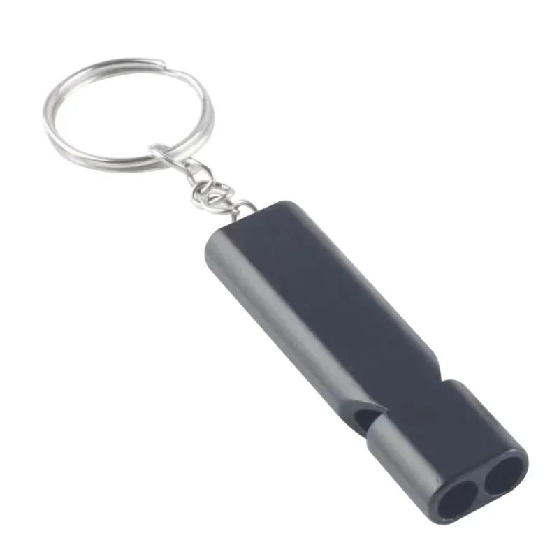 Металлический свисток для выживания, плоский тренировочный свисток для спорта на открытом воздухе, походов, скалолазания, свисток для экстренной помощи, сувениры для чирлидинга