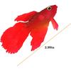 Artificial Silicone Betta Fish Tank Decoration, Aquarium Fake Fish High Simulation Lifelike Floating Betta Fish Tank Ornament