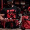 2026 GYM Новая Фитнес Футболка с коротким рукавом Мужская Мутант Варкрафт Железная Душа Хлопок Спортивная Футболка Бег Отдых Летняя Фитнес Одежда