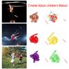 2m Gym Dance Ribbons Training Gymnastics Rhythmic Equipment Rainbow Stick Twirler Art Ballet Streamer for Kids