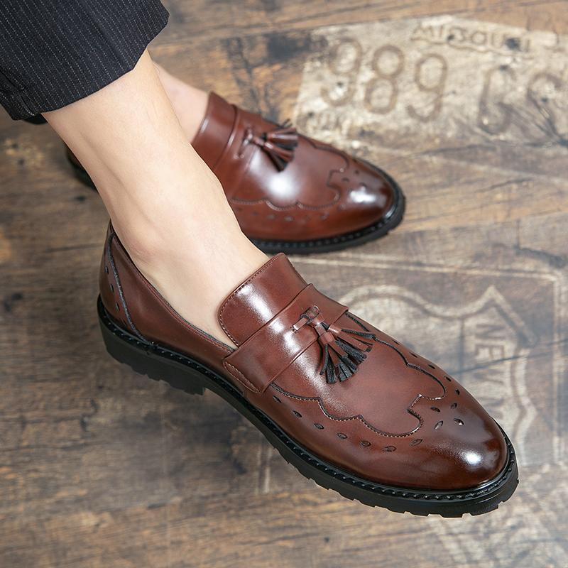 Leather Men Casual Shoes Soft Men Loafers Moccasins Breathable Casual Leather Shoes