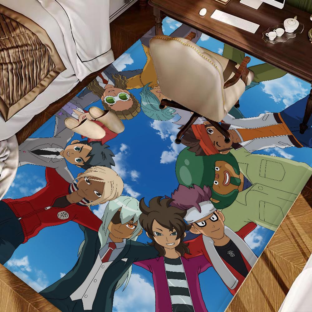 Inazuma Eleven Ковер для прихожей Стирающийся Нескользящий Коврик для зоны дивана и кресел в гостиной Кухонный придверный коврик Ковер