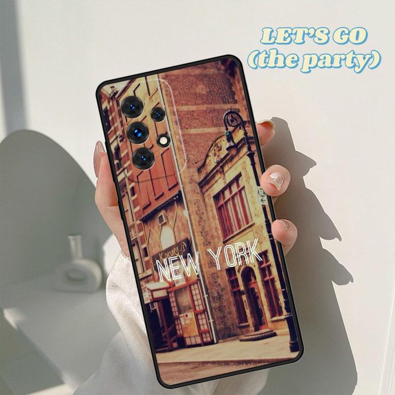 Чехол для телефона New York City Для Samsung Galaxy A42 A31 A40 A51 A71 A32 A80 A91 A52 A72 A73 A20e A21S A50 A70 A11 A12 Чехол