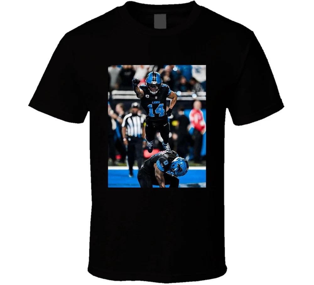 AmonRa St Brown Superunisex Jump Football Fan T Shirt