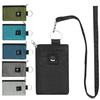Neck Hanging Card Holder with Lanyard Student ID Sleeve Transparent Window Waterproof