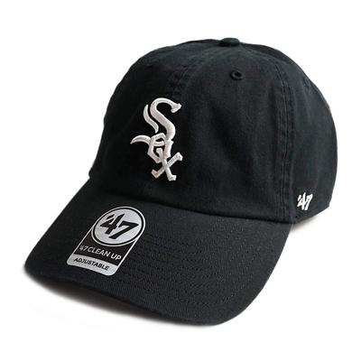 Официальная кепка-чистка Major League Baseball от Forty Seven Brand, White Sox/Черный