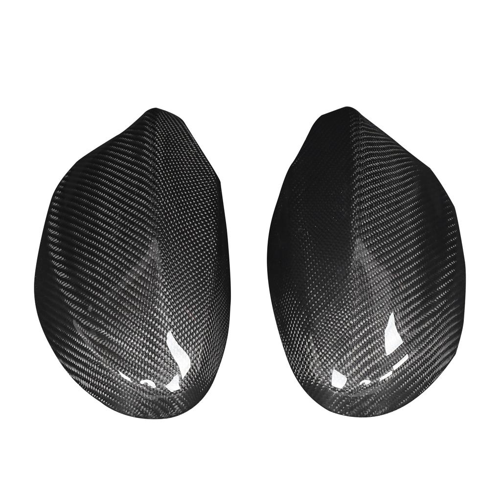 Pair of Rearview Side Mirror Cover Cap Carbon Fiber Replacement for 3 Series E90 PreLCI 20052008