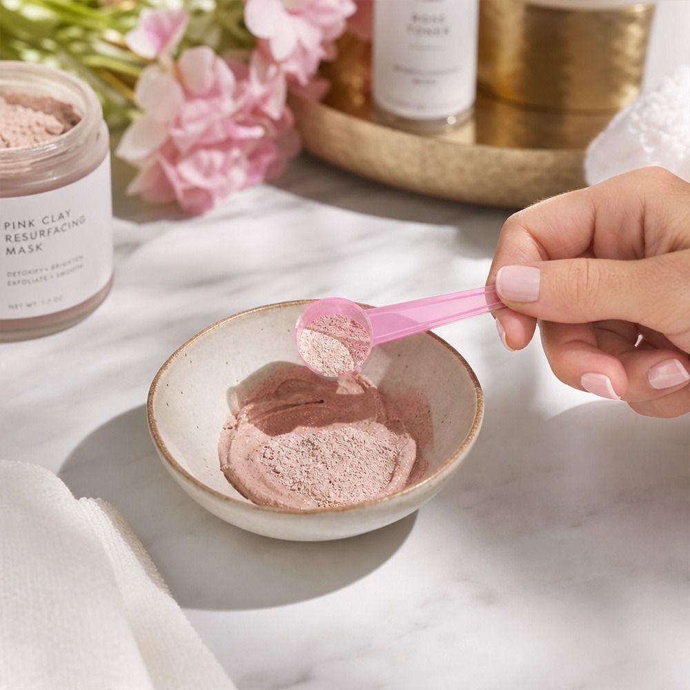 10Pcs PP Plastic Powder Scoop 5g Facial Mask Spoon New Coffee Scoop  DIY Use