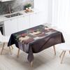 Скатерть для кексов для гурманов, водонепроницаемая прямоугольная скатерть для свадебной вечеринки, ресторанный стол, кухонный дом
