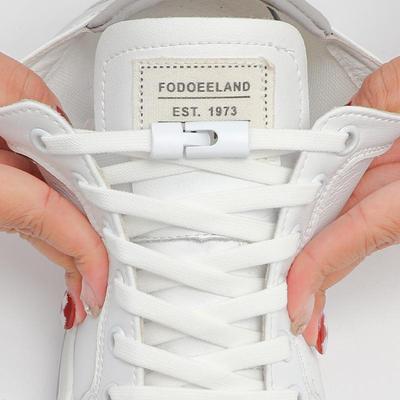 MO.8, 4 шт., шнурки с перекрестным замком без завязок, кроссовки с эластичными шнурками шириной 8 мм для детей и взрослых без завязок, шнурки с резинками, аксессуары для обуви