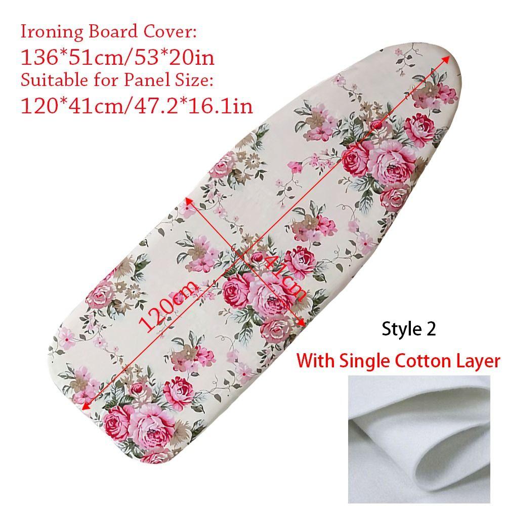 Durable Ironing Board Cover Pad Universal Printed Padded New Ironing Board Cloth