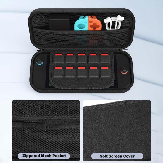 Game Console Storage Bag Protective Cover Shock-proof Impact Resistant Portable Hard Shell