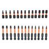 Набор Torx бит 13/26 шт. Защищенные от взлома Torx (звездочка) 1/4" шестигранный хвостовик Быстросменное соединение Для ударной дрели-шуруповерта