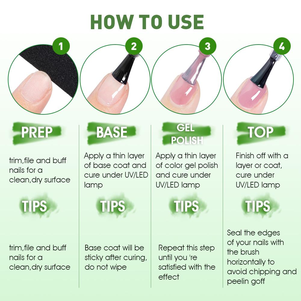 VANREESA Набор гель-лаков для ногтей с лампой для сушки ногтей мощностью 36 Вт, 6 шт., замачиваемый УФ-светодиодный полупостоянный набор гелей для ногтей, набор инструментов для дизайна ногтей