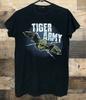 НОВАЯ Черная Хлопковая Футболка Унисекс Black Cotton Rock-группа Tiger Army Все размеры S-345XL