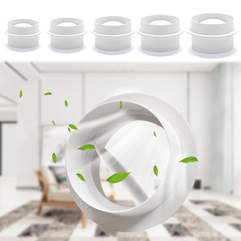 Plastic Air Duct Check Ventilation Valve Round Exhaust Fan Hose Proof Valve Kitchen