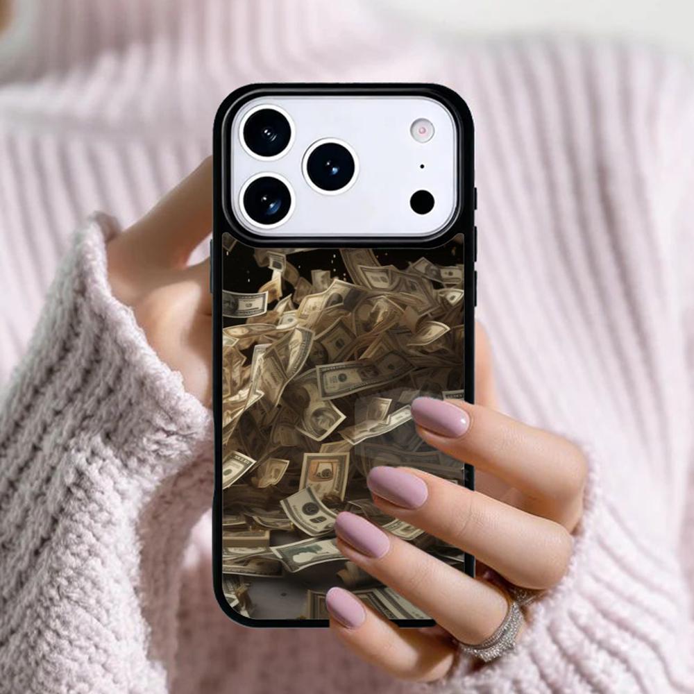 Dollars Money Phone Case For Apple iPhone 17 Air 16E 15 14 Plus 13 12 11 Pro Max Mini Funda Cover