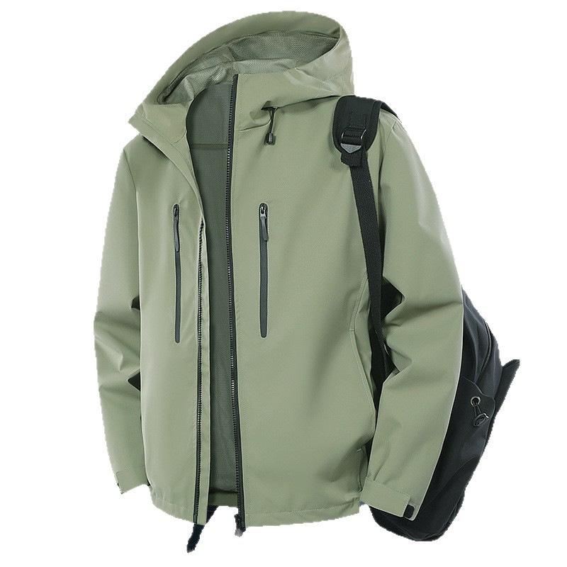 Мужская повседневная куртка с капюшоном для активного отдыха - пальто осень/зима