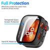 Glass+Case for Huawei Watch Fit 4/5 Pro Tempered Glass Screen Protector&Hard PC Protective Bumper for Huawei Fit4/5 Accessories