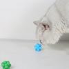 Прыгающий мячик-игрушка для кошек с эластичным отскоком, из ТПР, многоугольная жевательная игрушка для самостоятельной игры и смены зубов, игрушка для саморазвлечения для котят и взрослых кошек