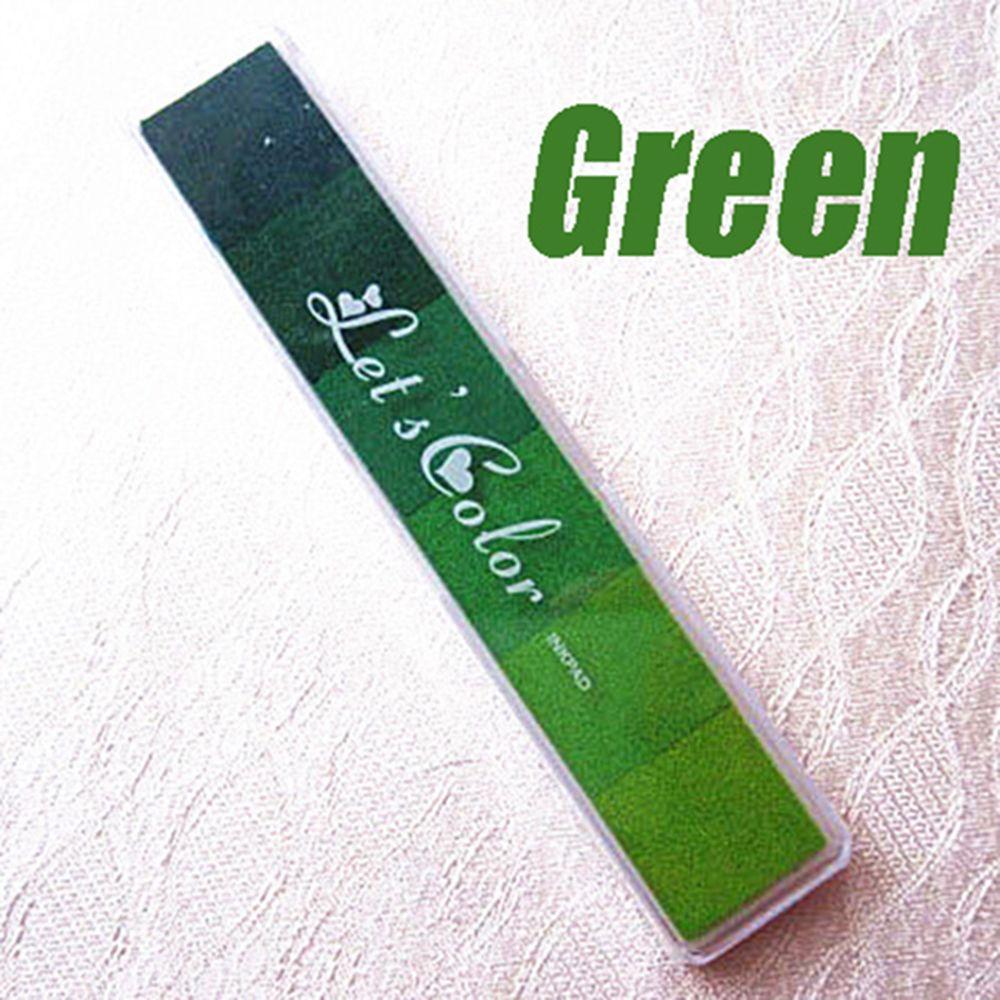 1 Pc Kids Toys Non-Toxic Gradient Color Ink Pad DIY Inkpad Rubber Stamp Oil Based Finger Print Nice Gift for Children Stamp