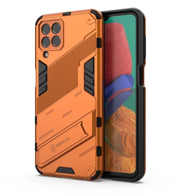For Samsung Galaxy A22 5G Nacho Shockproof Armor Phone Case For Galaxy A22 4G Anti-Fall Protect Back Cover Kickstand Coque