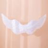 Реквизит для косплея на Хэллоуин, ангельское крыло с резинкой, гусиное перо, яркие цвета, хорошая детализация, сценическое шоу, ролевые игры, вечеринки, танцы, поддельное крыло