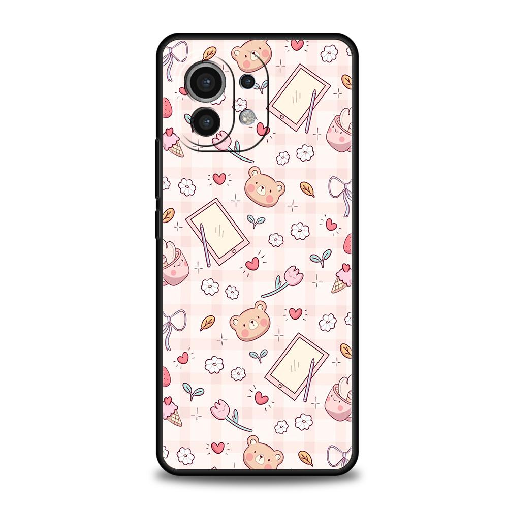 Чехол для телефона для Xiaomi Mi 17 Pro Max 15 14 13 12 11 Ultra 15T 14T 13T 12T 11T Pro Lite Мягкий ТПУ Креативный Милый Мультяшный Рисунок