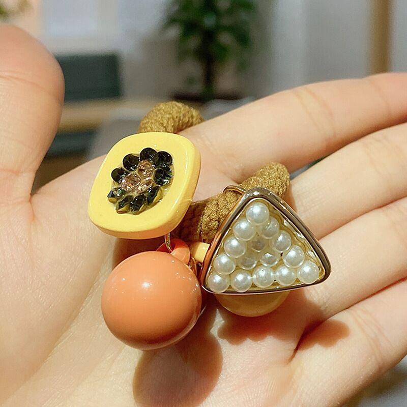 Корейский элегантный браслет из веревки для волос, резинка для волос, женские эластичные резинки для волос