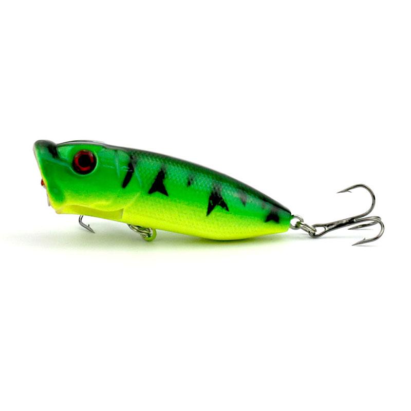 1pc Hengjia 11g/6.5cm Topwater Floating Popper Bait Fishing Lure for Trout