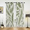 Зеленый лист Гинкго Современные Шторы для Зала Гостиная Кухня Мальчик Девочка Спальня Длинные Шторы Для Окна Cortinas Home Decor