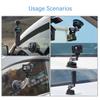 Vehicles Suction Cup Camera Car Mount Expansion Adapter Cold Shoe Phone Holder for 360 Go 3/Pocket 3/Smartphones