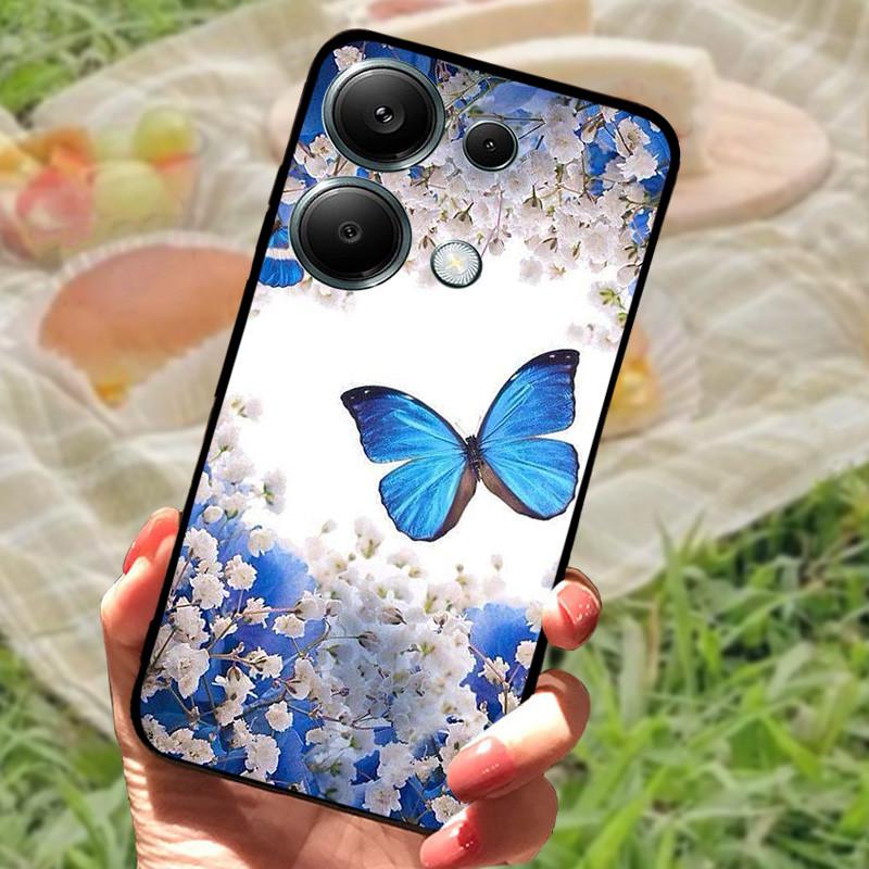 Чехол для Poco M6 Pro 4G Чехол Poco M6 4G Силиконовый Мягкий Мраморный Бампер Coque для Xiaomi Poco F6 Redmi Turbo 3 5G Защитные Fundas