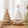 Украшения для рождественской елки Креативные скандинавские деревянные настольные украшения для рождественской елки