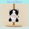 Plush Cat Keychain With Pp Cotton Filling For Cute Bag Decor