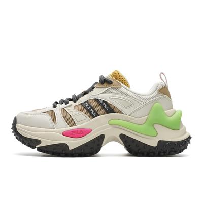 София 3 Кроссовки "Елочка" Удобные Универсальные Амортизирующие Дышащие Низкие Повседневные Кроссовки Женские кроссовки Белый Светло-коричневый F12W431107FWS