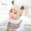 Children Hat Winter Pet Cap Knitted High Elasticity Keep Warm Solid Color Ear Decor Toddler Boys Girls Beanie Photo Prop Headwear