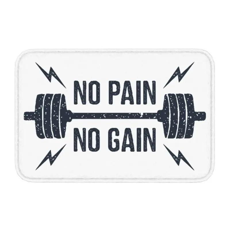 Коврик для двери Powerhouse Gym Противоскользящий Бодибилдинг Фитнес Мотивационная цитата Ванная Кухня Балкон Прихожая Ковер 40*60см