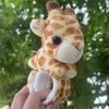 Clap Circle Stuffed Animal Wristband Jungle Animal Cartoon Slap Bracelet Gift Toy   Party Supplies