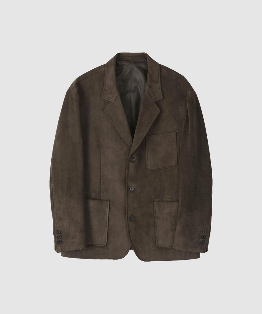 ASP Suede Blazer - Brown