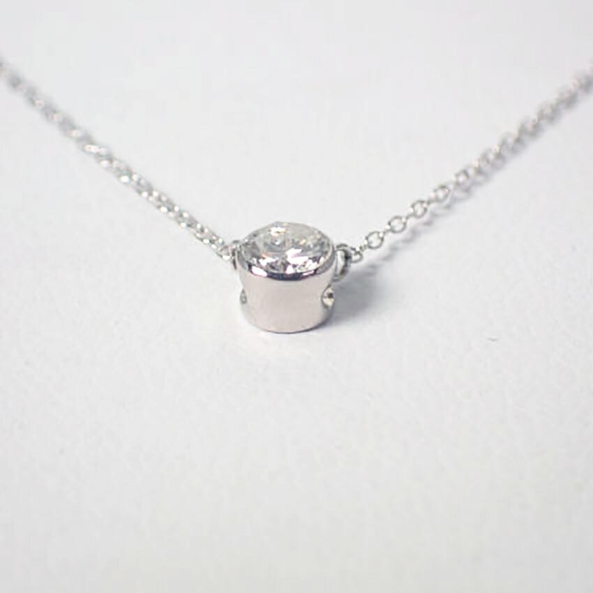 [Новое] Двойное подвесное ожерелье Fukurin с бриллиантами Pt900/SV925 [i11-9]