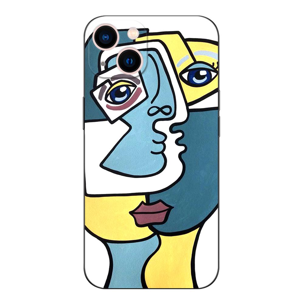 Черный чехол из ТПУ для ZTE Blade A3 A5 A7 2019 2020 A31 A51 A71 A7S V2020 L210 L8 smart vita 2022 v30 Пикассо абстрактная живопись