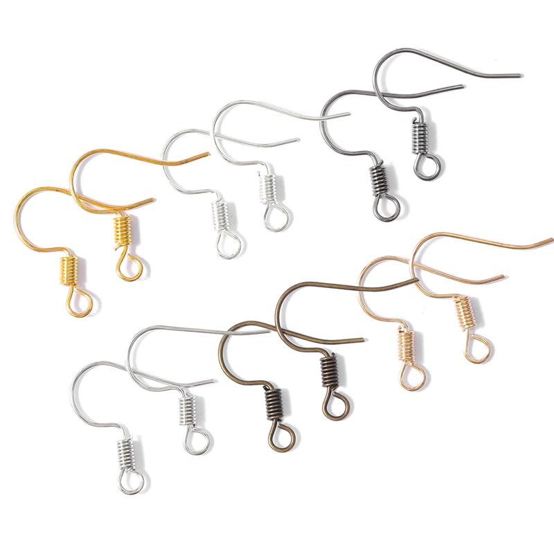 100/200 шт. 19x19 мм ирония, очаровательные фурнитура, серьги, застежки, крючки, фурнитура, аксессуары для самостоятельного изготовления ювелирных изделий