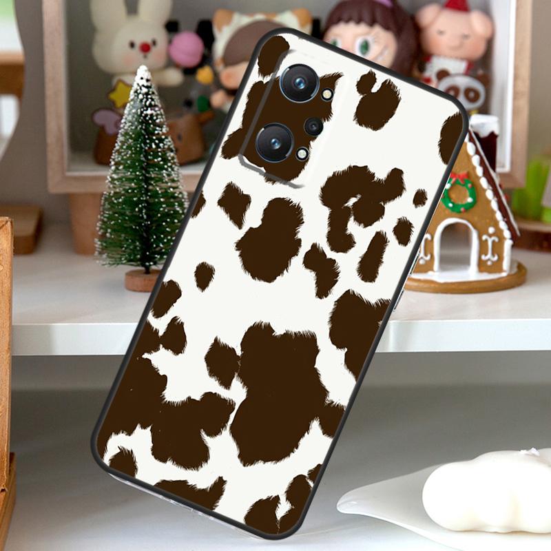 Чехол с принтом леопарда Корова для OPPO Realme C55 C35 C33 C31 C30 C25 C21Y C11 GT Neo 5 3T 2T Realme 10 9 11 Pro Plus