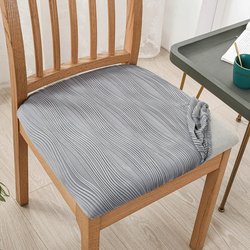 Seat Covers for Dining Room Stretch Chair Covers Removable Upholstered Seat Protector Cushion Slipcovers for Kitchen, Office