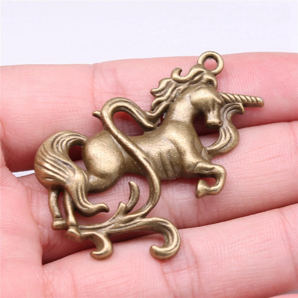 Unicorn Charms Pendant Ladies' Jewelry Bulk Vintage Decorations