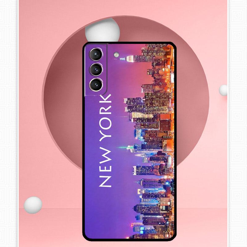 Чехол New York City для Samsung Galaxy S24 S23 Ultra S22 S20 FE S21 FE Note 10 20 S8 S9 S10 Plus