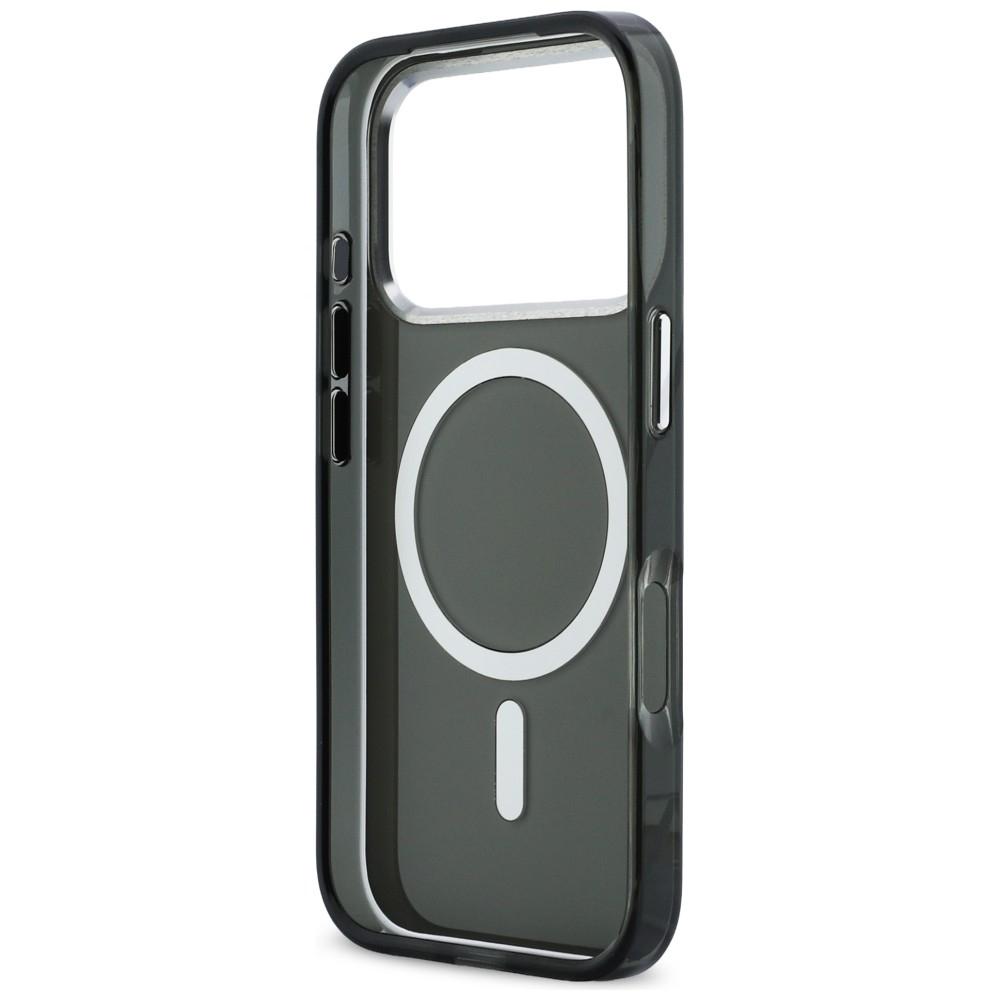 Karl Lagerfeld IML Karl & Choupette Peekaboo Logo MagSafe Case for iPhone 17 Pro Max Black